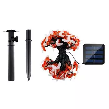 Honeybee String Lights Водонепроницаемые интеллектуальные гирлянды на 20 светодиодов на солнечных батареях для сада Warm White Light 2 Modes