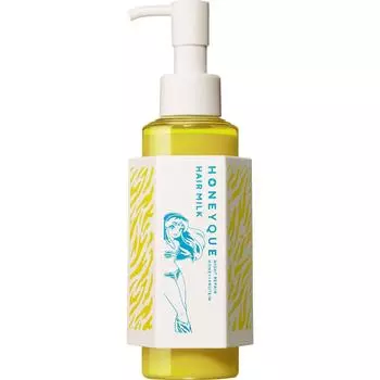 Honeyke Night Repair 2 Way Увлажняющее молочко для волос Urusei Yatsura Design 150 мл Бутылка работает