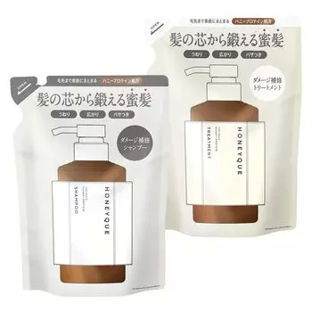 Honeyku Deep Repair Шампунь для волос Увлажняющий набор для ухода за волосами 400 мл каждый