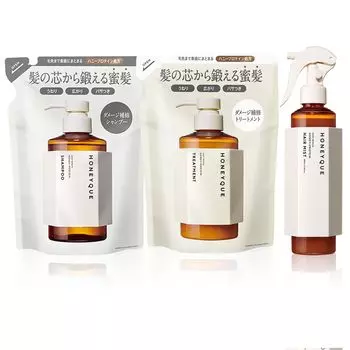 Honeyku Deep Repair Шампунь Сменный блок для ухода за волосами Набор из 3 предметов