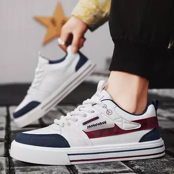 Hong Kong style thick baseplate shoes men s spring and summer new ins youth low-top trendy casual sports shoes men s shoes 39