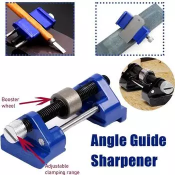 Хонинговальное руководство Jig Knife Sharpener Blade Angle Schrepener Woodworking Shils Honing Guide Angle Grinding Tool common синий