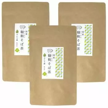 Honjien tea Health Tea Domestic Tartary Soba Tea Tea Bags 5g x 20p x 3 Bags Set