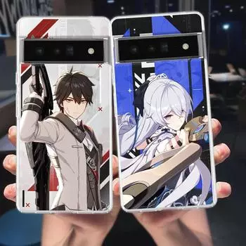 Honkai Impact 3rd Game для Google Pixel 8 7 6 Pro 6A 5 4 5A 4A 3A XL 5G чехол для телефона силиконовый противоударный мягкий прозрачный чехол Pixel 8