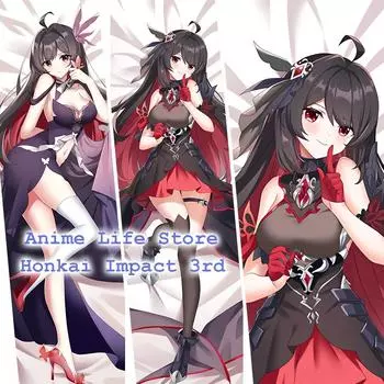 Honkai Impact 3rd Seele Vollerei аниме наволочка для тела наволочка наволочка отаку настроить косплей аниме аксессуары 40x120cm Peachskin