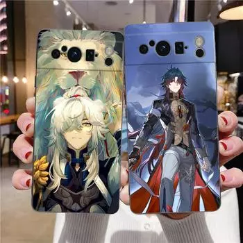 Honkai Star Rail Blade Jing Yuan Phone Case For Google Pixel 8 A 7 6 Pro 6A 5G Black Soft Shockproof Back Cover Silicone Shell Pixel 7 Pro