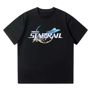 Honkai Star Rail Hot Game Print T-shirt Fashion Anime Cotton Tees Men Women Short Sleeve Tshirt Harajuku Y2k Comfortable Clothes XS