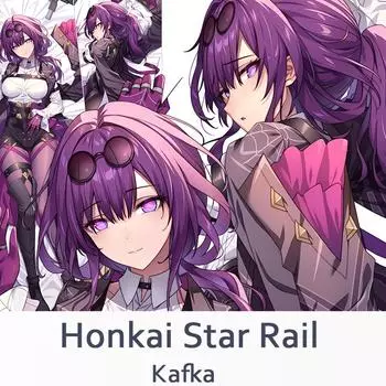 Honkai Star Rail Kafka Косплэй Dakimakura обнимающая наволочка для тела японское аниме игра наволочка Чехлы для подушек 120x40 cm