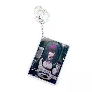 Honkai Star Rail Light Cone Терпение - это все, что вам нужно. Акриловый кулон с персонажем Kafka висит на рюкзаке, подвески, карты, брелок для ключей, цепочка