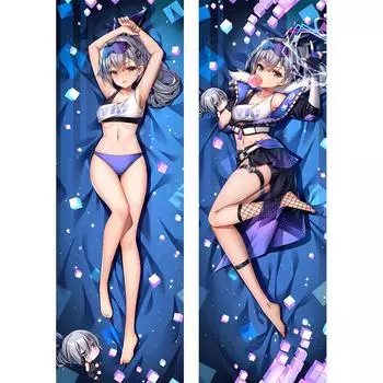 Honkai star Rail Silver Wolf Dakimakura Персиковая кожа обнимающая наволочка для тела Аниме Отаку Подушка Чехлы Рождественские подарки 120x40cm Pillowcase