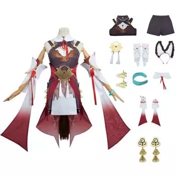 Honkaistar Rail Tingyun Cosplay Ancient Costume Dress Halloween Party Girl Prop M