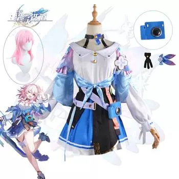 Хонкай: Star Rail 7 марта Косплей Костюм Хэллоуин Косплей Игра Cos Карнавал Хэллоуин Вечеринка Наряд Женское Платье Униформа XS