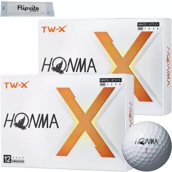 Honma Golf BT2402 Белый TOUR WORLD 2024 2 дюжины 24 чистящих листа для мячей TW-X *Оригинал