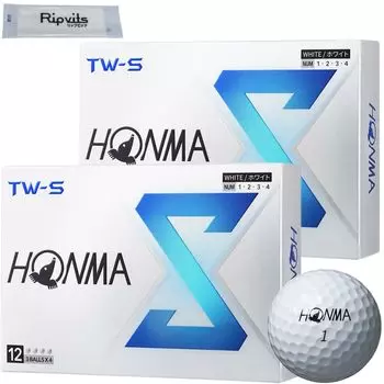 Honma Golf BT2403 Белый TOUR WORLD 2024 2 дюжины 24 чистящих листа для мячей TW-S *Оригинал