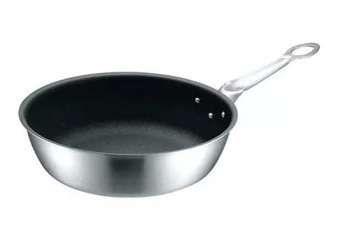 Honma Manufacturing Frying Pan Silver Size 30cm Super Ceramic Coating Deep Frying Pan 30cm 10330 серебряный