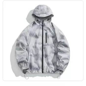 Куртка с капюшоном, мужское пальто, новый весенне-осенний тренд на открытом воздухе, свободная повседневная универсальная куртка для пар S