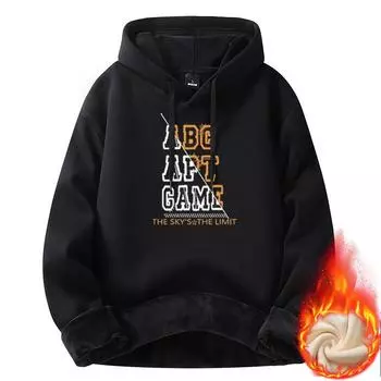 Hooded sweater men s autumn and winter new sweater cotton couple models loose jacket M: recommended 80-55kg