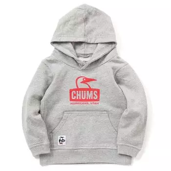Hooded Sweatshirt Booby Face Pullover Parka LP Kids [Chums] Kid s H/Gray