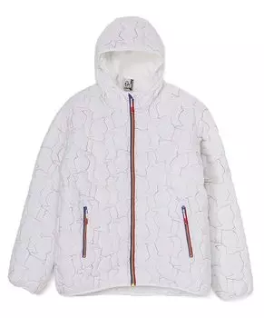 Hoodie Booby Stitch Padded Hoodie White x Rainbow M [Chums] Women s