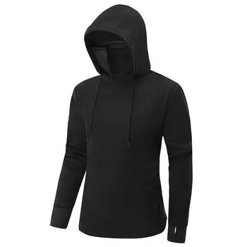 Hoodie Mens Pullover Hooded Sweatshirt Face Mask Tops Winter Hoody Jumper Blouse M