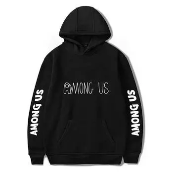 Hoodies Game New Men Casual Pullover Streetwear Sweatshirt Jumper Tops Black Among US,XL