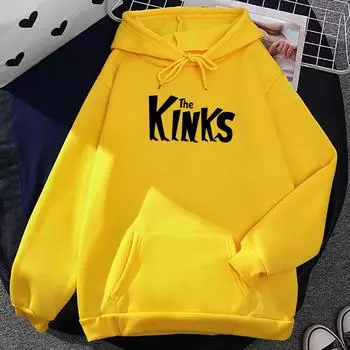 Hoodies The Kinks Band Graphic Sweatshirts Hip Hop Sudaderas Hombre Streetwear Casual Long Sleeve Clothes S