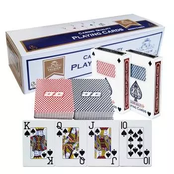Hooni Gamble Jumbo Index Large Letter JJ Grid Pattern Hold em Playing Card Dozen Box 12P, популярная корейская игра