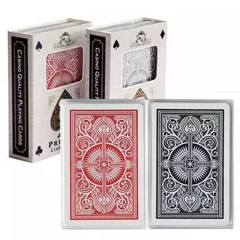 Hoony Gamble Premium Club Special Cross Pattern Hold em Playing Cards Size Set of 2, популярная корейская игра