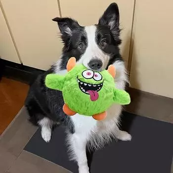 HOOPET Cute Dog Plush Toys for Big Breeds Durable ChewToy Interactive Fun for Engaging Playtime Pet Supplies Dog Accessories зелёный