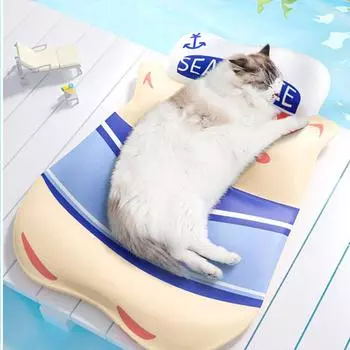 HOOPET Dog Bed Mat Punctures Scratches Washable Sleeping Pet Ice Mattress Pet Bed Dogs Cats Ice Silk Blanket Cooling Supplies M