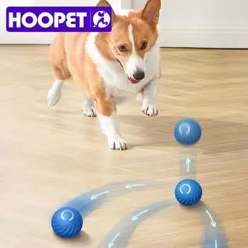 HOOPET Electric Dogs Ball Toys Smart Automatic Rolling Cats Toy Training Moving Kitten Exercise Toys Pet Accessories темно-синий