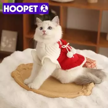 HOOPET Одежда для кошек Кошка Маппет Осенний и зимний свитер для кошек Devon Christmas s Pet Winter Kitten Warm Winter Anti-linding XS