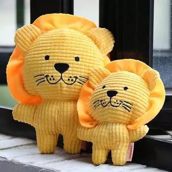 HOOPET Pet Chewing Sound Toy Bite Resistant Cotton Pet Toy Puppy Cat Funny Toys A Lion Figure Lion Dolls Pets Accessories