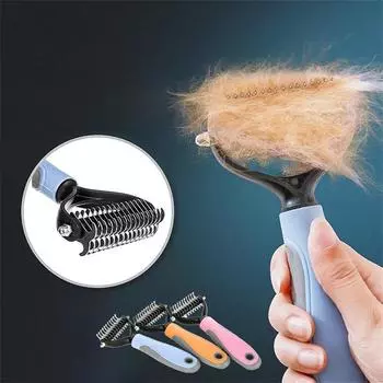 HOOPET Pet Dog Grooming Shedding Brush Pet Cat Comb Cleaning Supplies Massager Pets Supplies