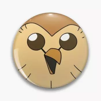 Hooty Сова дом настраиваемая мягкая пуговица булавка милый воротник ювелирная брошь одежда любовник женский подарок забавный булавка на лацкан креативный