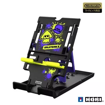 Hori Licensed Splatoon 3 Многофункциональная игровая подставка для Nintendo Switch, совместимая с Lite и Organic [Продукт Nintendo] [Также EL]