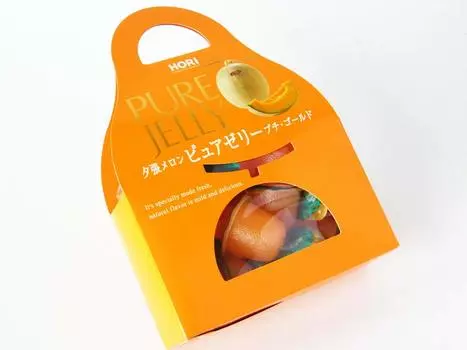 Hori Yubari Melon Pure Jelly Petit Gold Petit Carry 12 штук