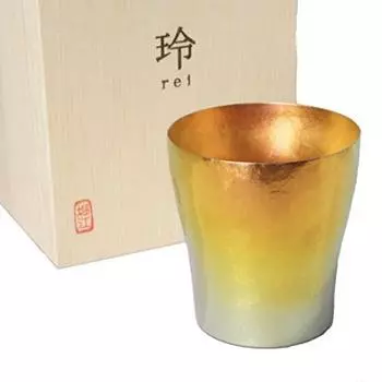 HORIE Gradation Titanium Double Tumbler Rei Hana Titanium 250cc Moon TSUKI Gold T15KM250G08 T15KM250G08 золотой