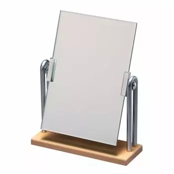 Horiuchi Kagami Kogyo Зеркало на деревянной подставке, которое впишется в интерьер вашей гостиной M деревянное зернистое настольное зеркало для макияжа подарок на день рождения, размер, зеркало, зеркало,