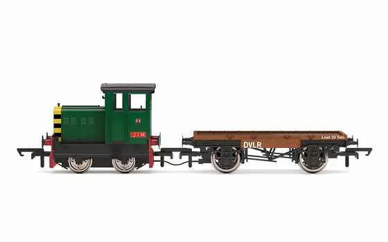 Hornby R3852 Ruston Hornsby 417892 8 Локомотив Дизель DVLR, и 48DS, 0-4-0, Джим-Элла - зелёный