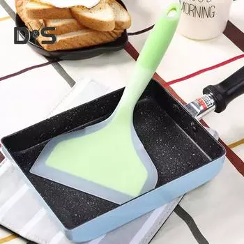 Хорошая гибкость, кухонная лопатка, противоскользящая силиконовая лопатка без острых краев, кухонная лопатка, инструмент для выпечки 10