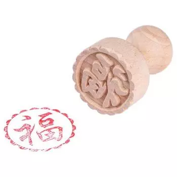 Хорошая Кондитерская Деревянная Штамп Китайская Кондитерская Выпечка Прозрачная Текстура Украсить F