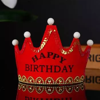 Хорошая корона шляпа мальчик девочки дети светодиодный мигающий день рождения g шапки подарок вечеринка KING синий