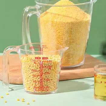 Хорошая мерная кружка с прозрачной шкалой, экологически чистый легкий вес 250 Ml