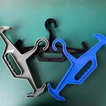 Хорошая прочность водолазный костюм вешалка противоскользящая прочный пластиковый крючок для вешалки гидрокостюм зелёный