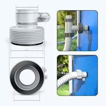 Хорошая высокая совместимость легкий резьбовой адаптер для дренажного насоса бассейна резьбовое соединение