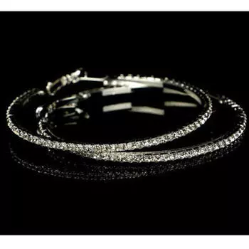 Хорошее качество, свадебные украшения, хрустальные обручи, висячие серьги для женщин и девочек, роскошные круглые серьги