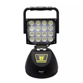 Хорошие товары Светодиодный перезаряжаемый рабочий светильник Перезаряжаемый рабочий светильник Светодиодный прожектор IP65 Водонепроницаемый для зарядки смартфона Супер яркий портативный уличный