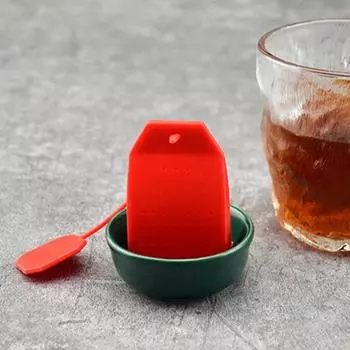 Хороший, долговечный, простой в использовании, практичный, плавный отток, диффузор для чая для офисного ситечка для чая оранжевый