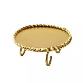 Хороший подсвечник, длительный срок службы, золотистый цвет, привлекательный золотистый